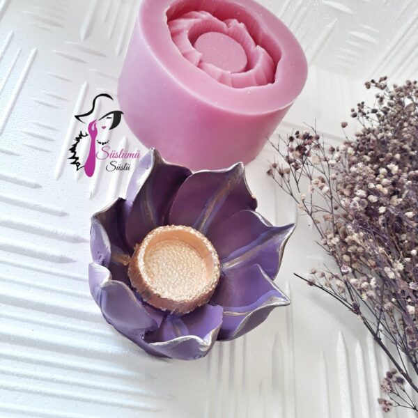 LOTUS ÇİÇEK SİLİKON KALIBI