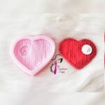 KÜÇÜK ÖRGÜLÜ KALP SİLİKON KALIBI