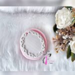 DESENLİ OVAL TABAN SİLİKON KALIBI