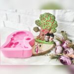 AĞAÇ ALTINDA OTURAN SEVGİLİLER SİLİKON KALIBI