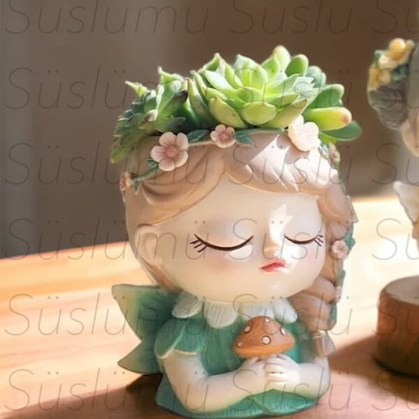 18 CM MANTARLI MASAL PRENSES SAKSI SİLİKON KALIBI