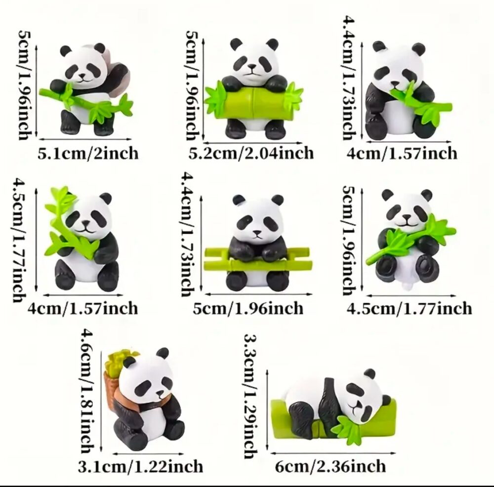 8 li Panda Kalıbı
