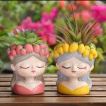 Çilek Kız Saksı Kalıbı