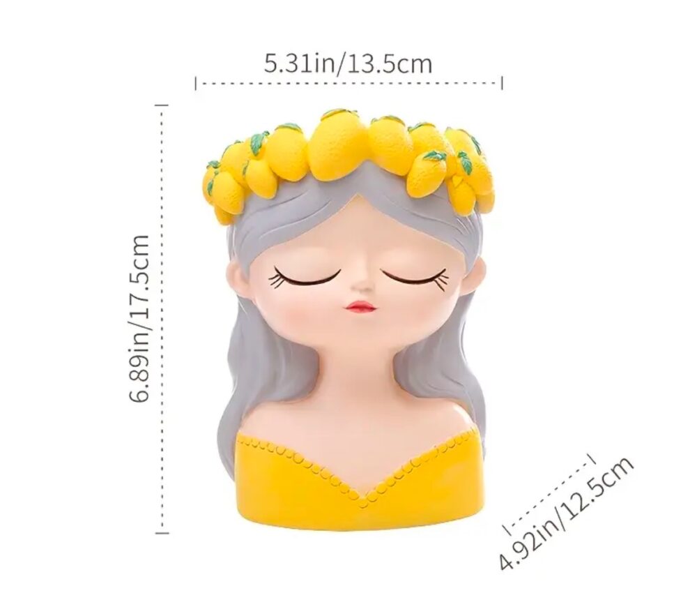 Büyük Boy Limon Kız Saksı 17.5 cm