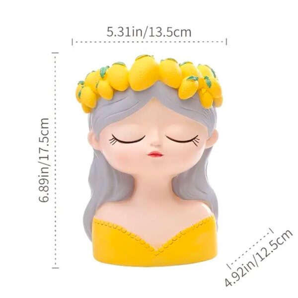 Büyük Boy Limon Kız Saksı 17.5 cm