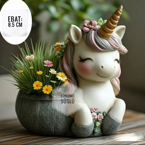 Minimal Sepetli Unicorn Kalıbı
