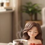 Kalpli kız Magnet Kalıbı