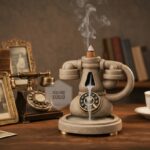 Retro Telefon Tütsülük Silikon Kalıbı