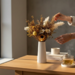 ÇİZGİLİ VAZO KALIBI 20 cm